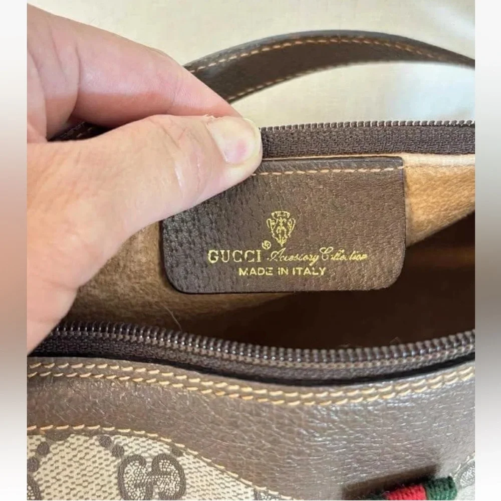 Gucci Beige and Brown Crossbody Bag - Picture 9 of 12